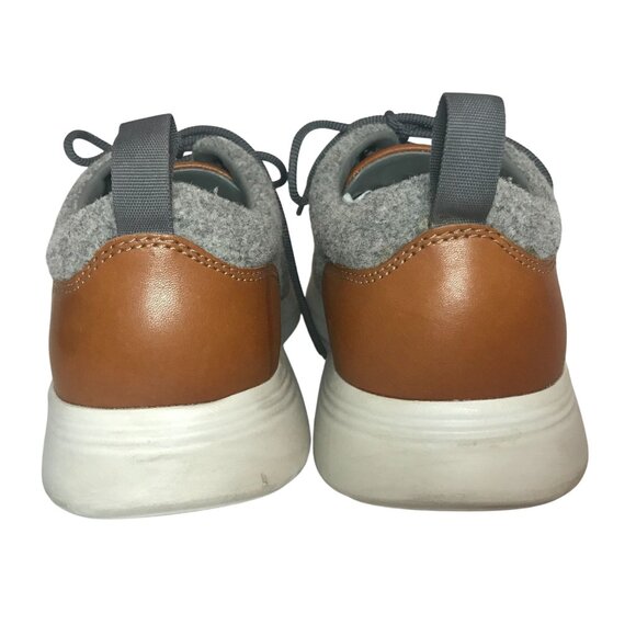 Johnston & Murphy Gray Wool Sneakers Memory Foam Insole Mens 10.5M - Picture 8 of 11